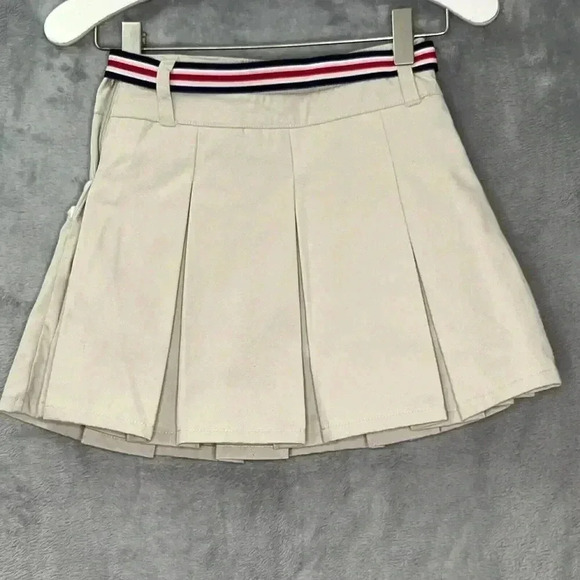 Gymboree Girl Uniform School Tan Sand Pleated Skirt Short size 5 NWT - Picture 4 of 13